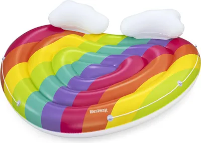Produktbild von Bestway Aufblasbare Regenbogeninsel 175x163 cm Strand und Pool 43722
