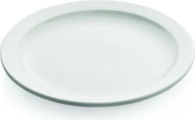 Obrázek produktu pro Plochý talíř Ø 25,5 cm s úzkým okrajem, bílý, porcelán