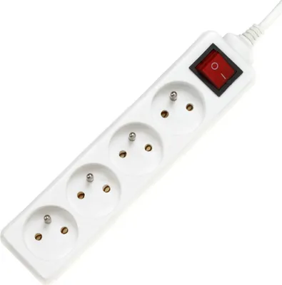 Obrázok produktu pre Predlžovací kábel PremiumCord 230V 5 m 4 zásuvky + prepínač