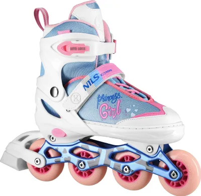 Produktbild von Na18168A Inline-Skates Princess Weiss Grösse L (39-42) Nils Extreme