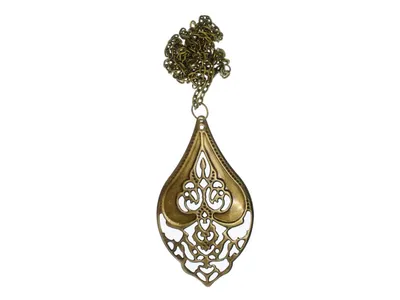 Produktbild von Indisch Kette Halskette Miniblings 50cm Indien Ornament Orientalisch Bronze