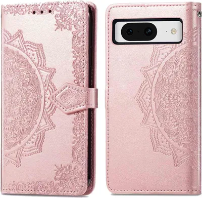 Immagine prodotto di Custodia a libro imoshion Mandala Google Pixel 8 - Oro rosa