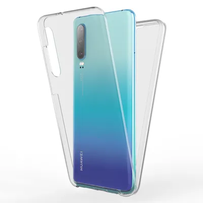 Zdjęcie produktu dla Etui na telefon komórkowy NALIA 360 stopni do Huawei P30, smukłe etui ochronne, kieszeń, przezroczysty zderzak