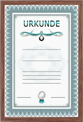 Produktbild von Holz Dokument Bilderrahmen Urkunde Diplom Foto Rahmen Plexi S111 Poster - Farbe: Braun | Format: 29,7x42 A3