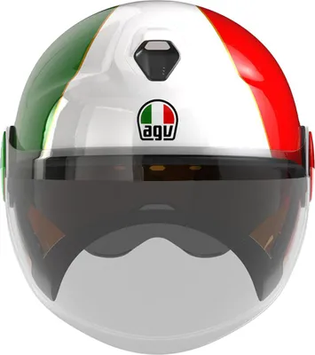 Produktbild von AGV Eteres Ago 1 Jethelm, weiß/grün/rot, XS (53/54)