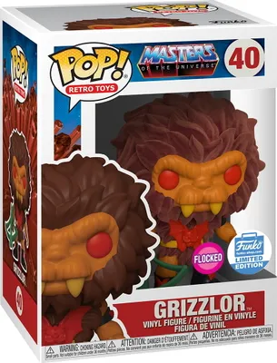 Produktbild von Masters of the Universe - Grizzlor 40 Flocked Shop Limited Edition - Funko Pop! - Vinyl Figur
