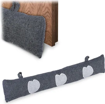 Produktbild von Zuellige Tochtstopper für Fenster und Türen - weiches Tochtrohr - Sandfüllung - 76 cm - grau