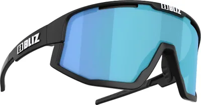 Productafbeelding van Bliz Fusion Nano Nordic Light, sportbril voor fietsen, uni, volledig omrand, zwart, rubber, zwart