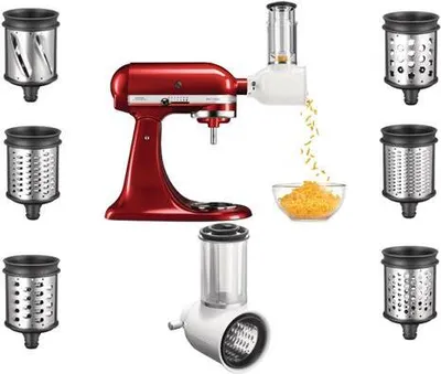 Produktbild von KitchenAid Set Gemüseschneider 5KSMVSA und Zusatztrommeln 5KSMEMVSC