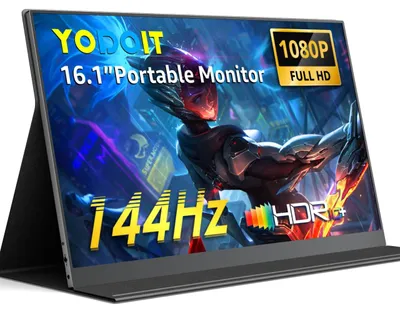 Tragbarer Monitor 16,1" 144 Hz FHD IPS USB-C HDMI