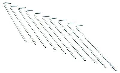 Obrázek produktu pro balení 10 stanových kolíků REGATTA 8" Ocelové kolíky