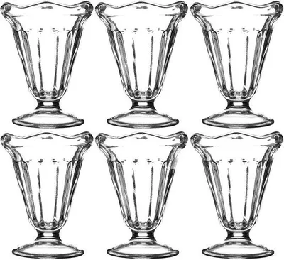 Produktbild von Famanu Dessertgläser Set - 6 hochwertige Gläser für Milkshakes und Cocktails