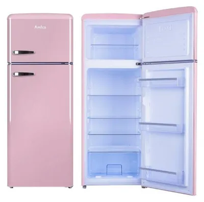 Produktbild von Amica Kühl-/Gefrierkombination KGC 15636 P, 208 l, ST, 40 dB, 2,5 kg/24h, , Farbe Rosa