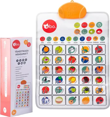 Image de Tapis de jeu éducatif pour enfants, alphabet estonien