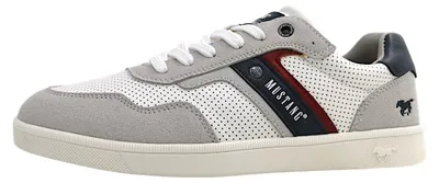 Produktbild von Mustang  Herrenschuhe sportlicher Schnürer Weiß Freizeit