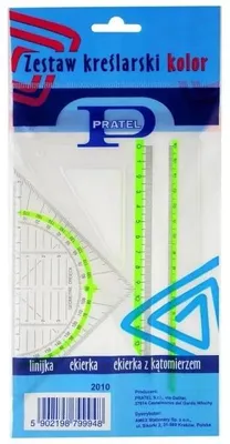 Produktbild von Zeichenset mit Lineal (16 cm) von PRATEL - MemoBe