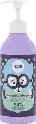 Image de Yope Gel douche bébé naturel à la camomille et à l'ortie, 400 ml - Soins doux pour vos petits avec des ingrédients naturels