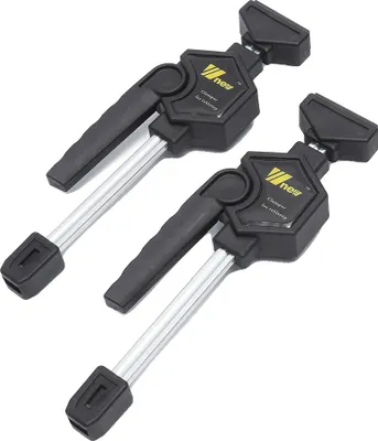 Obrázek produktu pro Dřevěné kleště na nářadí, rychloupínací mechanismus, nastavitelná velikost, odolný plastový materiál