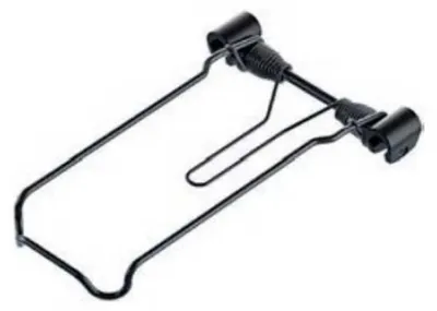 Image de racktime Clapet à ressort Clampit 2.0, Racktime, Steel ED, noir, l=70 mm, Ø=14 mm