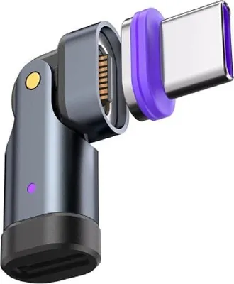 Image de INF Adaptateur Magnétique Type-C 240W Rotatif 180° 16Pin + Tête Magnétique