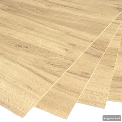 Produktbild von HDF Rückwandplatte 3 mm einseitig Dekor in Eiche astig beschichtet