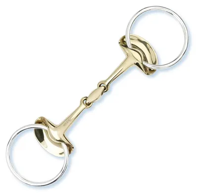 Immagine prodotto di Stübben SteelTec Golden Wings Snaffle Doppio Morso 14 mm Sweet Copper 135