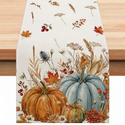 Produktbild von Tischläufer Herbst Motiv Aquarell 40x180cm