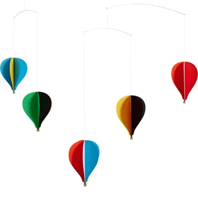 Produktbild von Flensted Mobiles Ballon Mobile 5 Karton 50x65 cm bunt