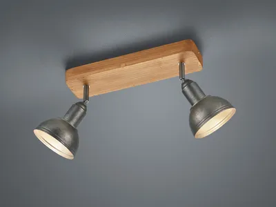 Produktbild von Trio Leuchten 2er Spot Delhi nickel antik