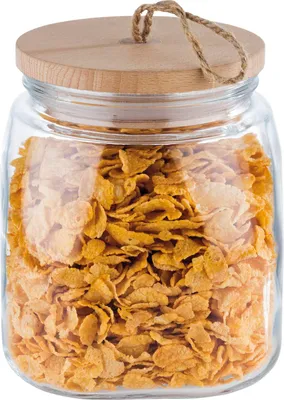 Zdjęcie produktu dla APS 82256 Słoik do przechowywania APS WOODY, 2,0 litry