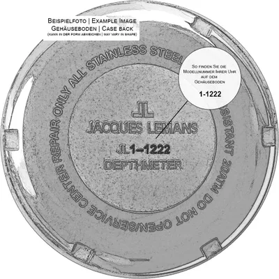 Produktbild von Jacques Lemans > Uhrenarmband 20mm Leder weiß > 1-1691