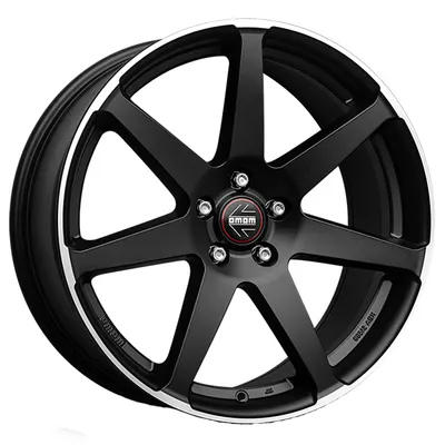 Zdjęcie produktu dla Felgi aluminiowe MOMO Seven 8x18 5x112 ET 35 MATT BLACK POLISHED