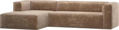 Produktbild von bean eckbank links chenille velvet taupe