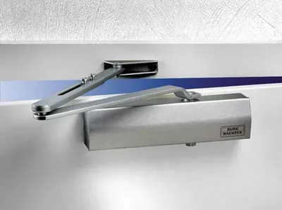 Immagine prodotto di BURG-WÄCHTER TS 501 S, chiudiporta per porte interne, idraulico, a regolazione variabile, larghezza fino a 75 cm, peso fino a 20 kg