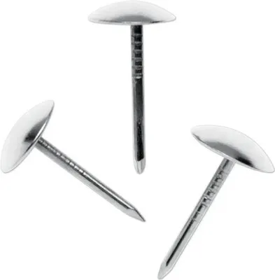 Produktbild von Polsternägel silberfarben 15 mm 50 Stück