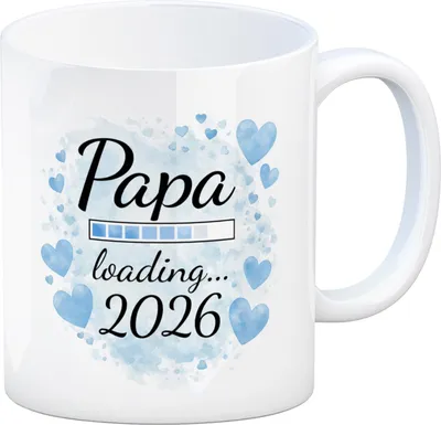 Produktbild von Papa loading... 2026 Kaffeebecher für werdende Väter