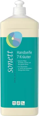 Produktbild von Handseife - 7 Kräuter Nachfüllflasche 1L 6er Pack