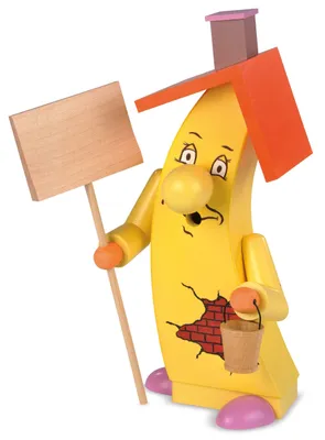 Obrázek produktu pro Kouřící muž kouřící figurka moderní dům (DxŠxV):11x10x25cm NOVINKA