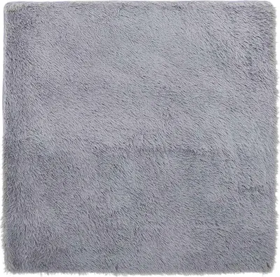 Zdjęcie produktu dla vidaXL Dywan Shaggy z wysokim włosiem NAVARRA jasnoszary 120x120 cm poliester