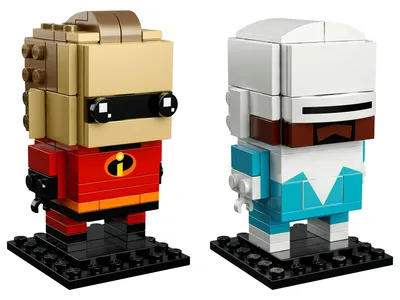 Produktbild von LEGO BrickHeadz Mr. Incredible & Frozone 41613, Bausatz, 10 Jahr(e), Kunststoff, 160 Stück(e)