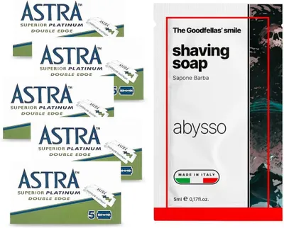 Obrázok produktu pre Sada 25 žiletiek, vrátane holiaceho mydla, pre pohodlné oholenie