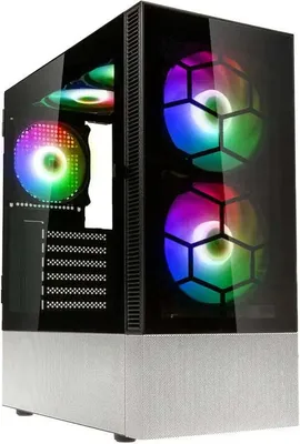 Obrázok produktu pre Kolink OBSERVATORY MX, Midi Tower, PC, Čierna, Biela, ATX, micro ATX, Mini-ITX, Oceľ, Temperované sklo, Hranie