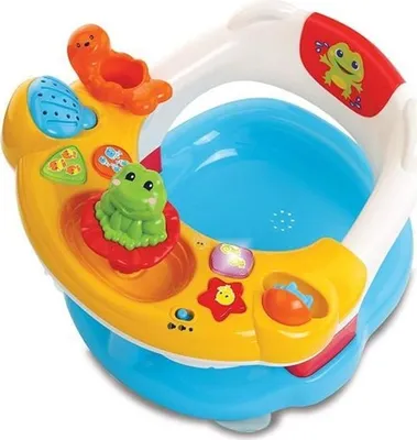 Produktbild von VTech Baby Badesitz Interaktiv 2 in 1, Badespielzeug mit Wasserprojektion, Ab 6 Monaten