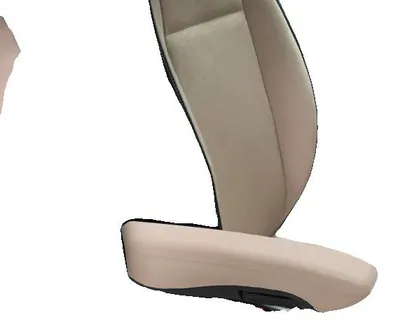 Zdjęcie produktu dla Podłokietnik, regulowany kąt nachylenia, ergonomiczne podparcie, prawostronny, kolor beżowy