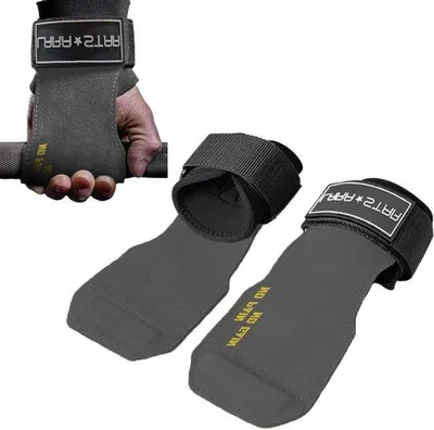 Produktbild von Famanu Gewichtheberriemen mit Handgelenkstütze - Fitnessstudio-Griffe für Deadlifting und Powerlifting