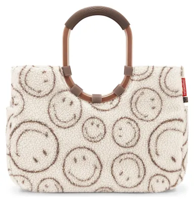 Produktbild von Reisenthel loopshopper L, Beige, Braun, Polyester, Stoffbeutel, Muster, 25 l, 460 mm