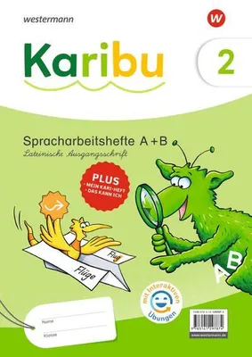Obrázok produktu pre Karibu Spracharbeitshefte 2 Lateinische Ausgangsschrift mit interaktiven Übungen