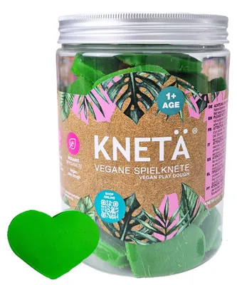 Produktbild von Kneta Knetmasse herzförmig grün - kreative Modelliermasse für Kinder