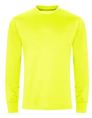 Image de Just Cool - T-shirt « Active » pour hommes/femmes, manches longues, LT4446 (L) (jaune vif)