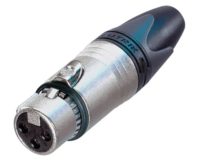 Produktbild von XLR Kabelbuchse 3 N/A XX/EMC-XLR Lötverbindung vernickelt
